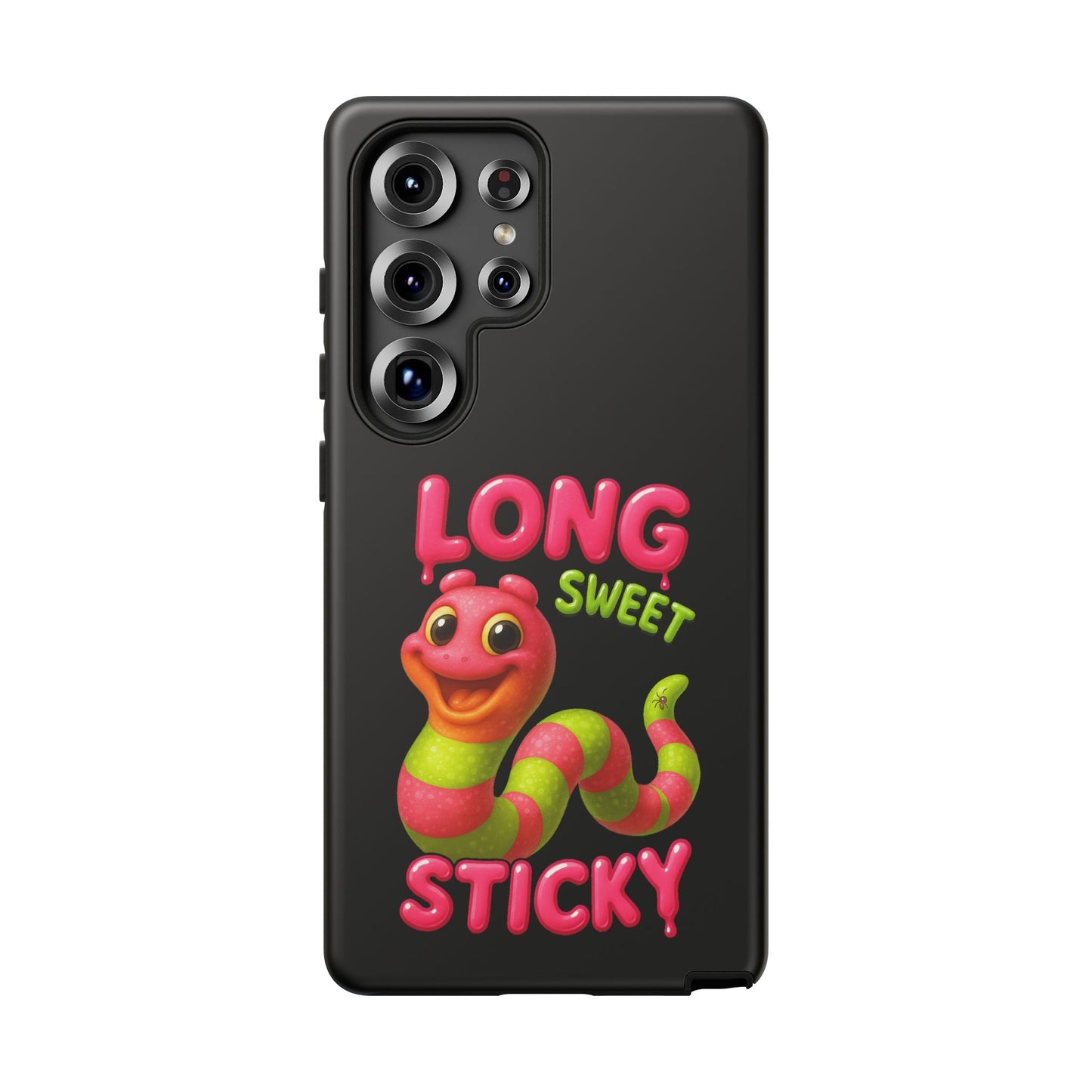 Phone Case — "Long Sweet Sticky" Cute Candy Snake Protective Case