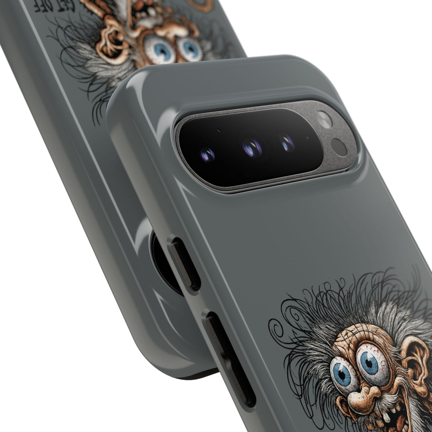 Phone Case — Funny Grumpy Troll Design: “Get Off My Lawn” Protective Cover