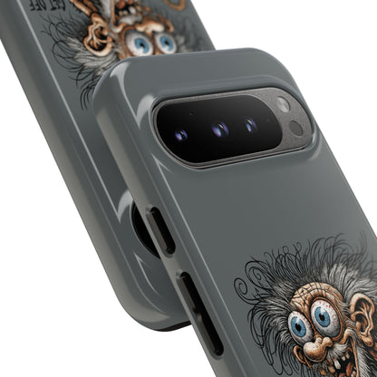 Phone Case — Funny Grumpy Troll Design: “Get Off My Lawn” Protective Cover