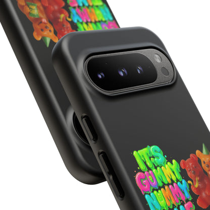 Phone Case — "It's Gummy Nummy Time" Colorful Gummy Bear Protective Case