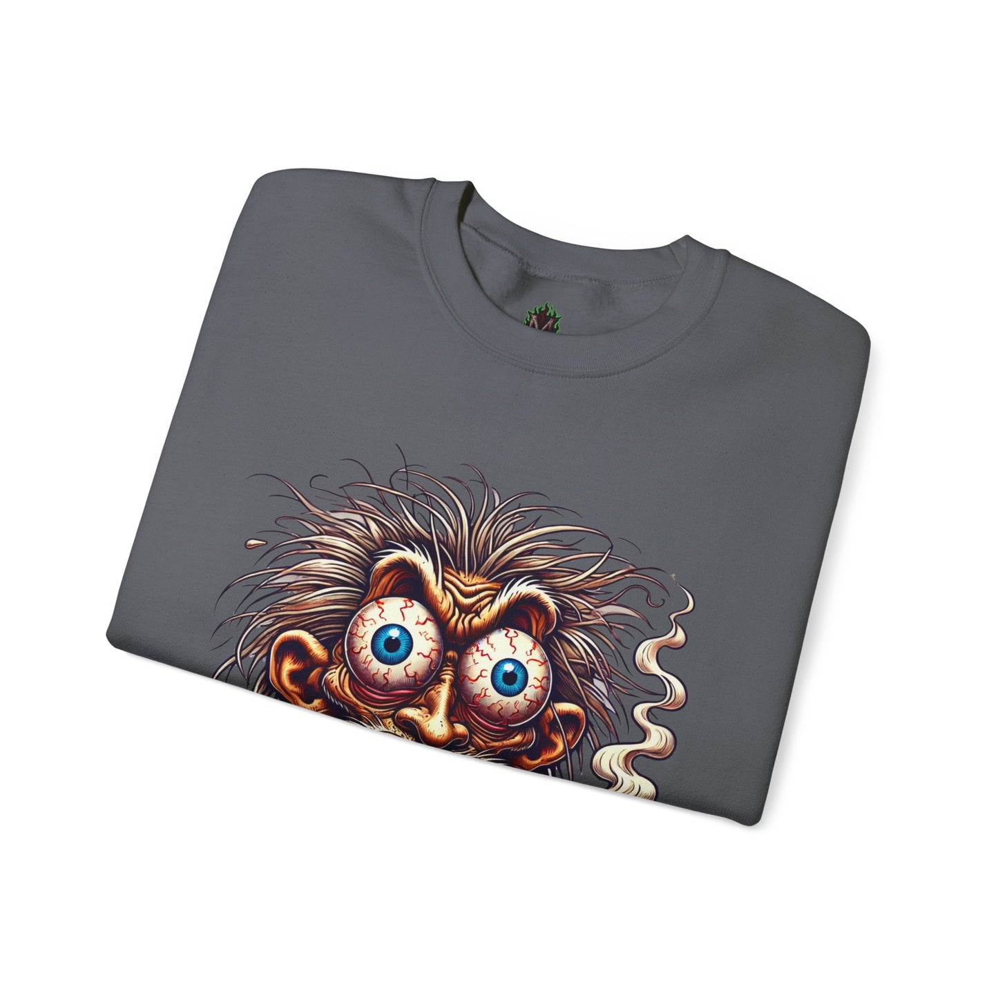 Wild-Eyed Smoking Maniac Crewneck Sweatshirt