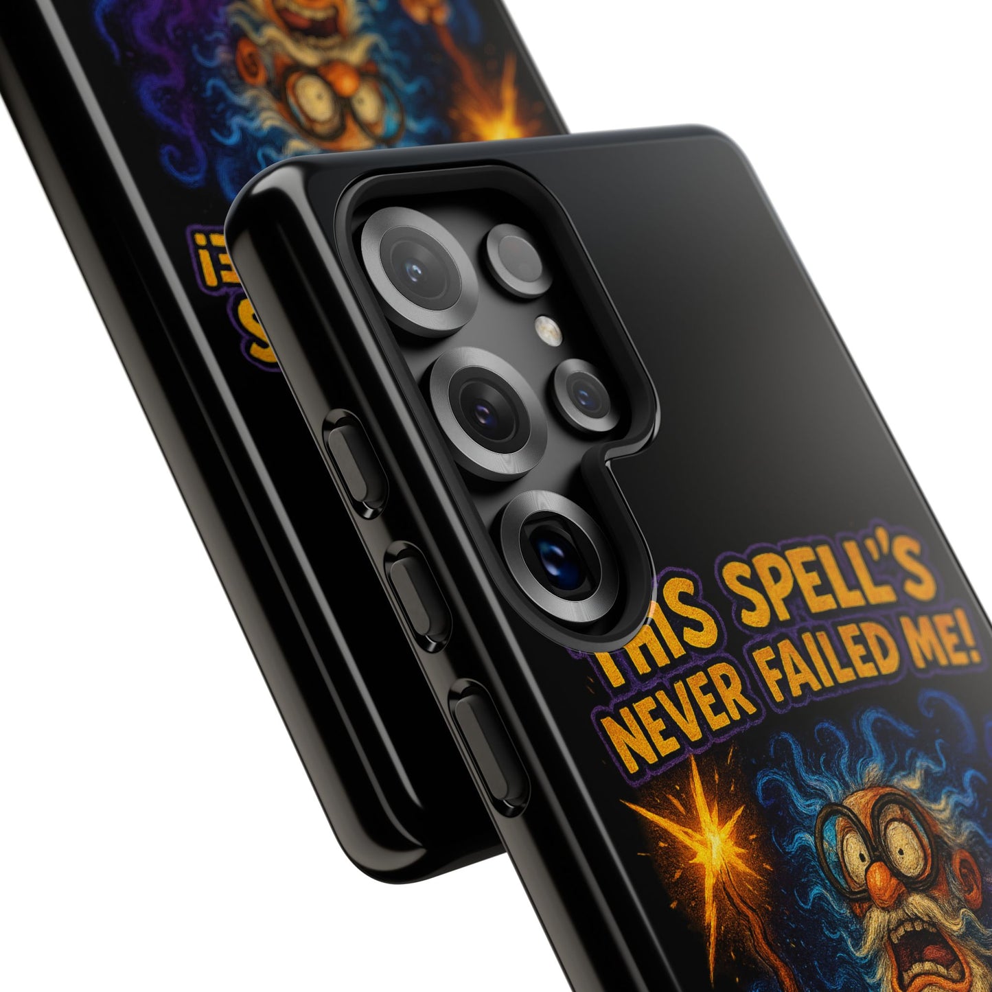 Wizard Phone Case — "This Spell's Never Failed Me!" Funny Magic Protective iPhone Cover