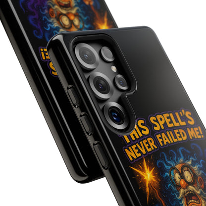 Wizard Phone Case — "This Spell's Never Failed Me!" Funny Magic Protective iPhone Cover