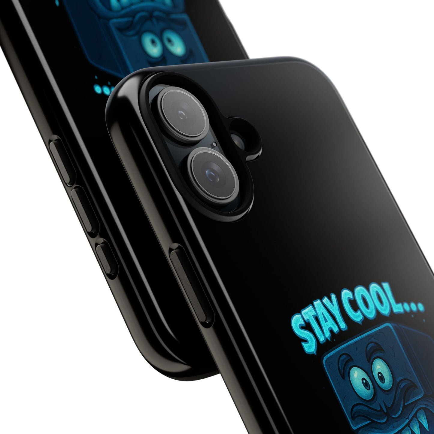 Stay Cool... Or Else. Phone Case — Neon Monster Protective iPhone Cover