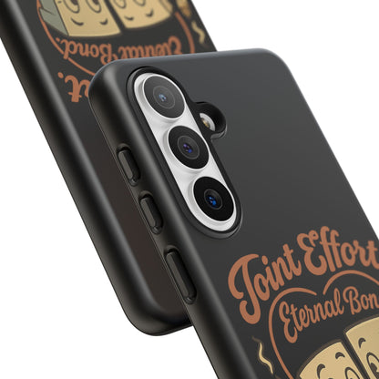 Phone Case — "Joint Effort Eternal Bond" Retro Cannabis Matchstick Design