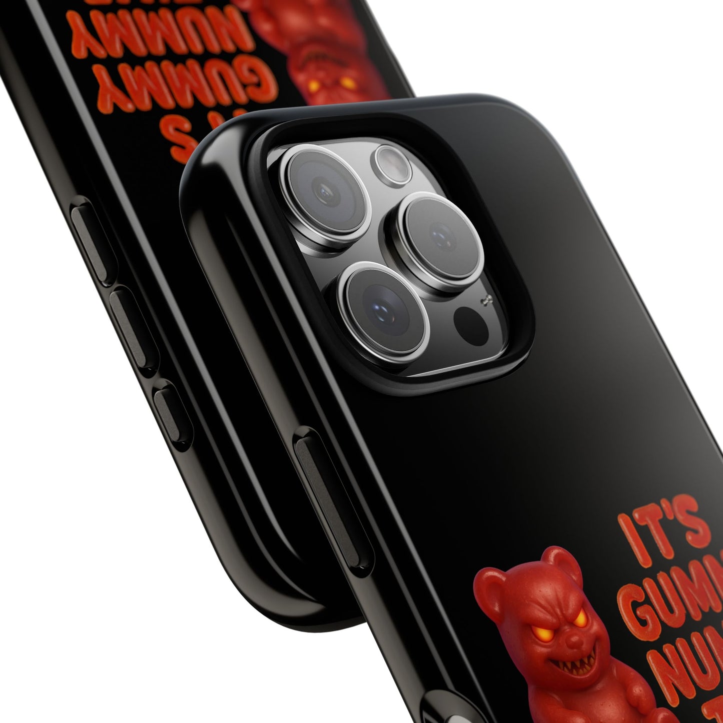 Phone Case — "It's Gummy Nummy Time" Red Gummy Bear Protective Case