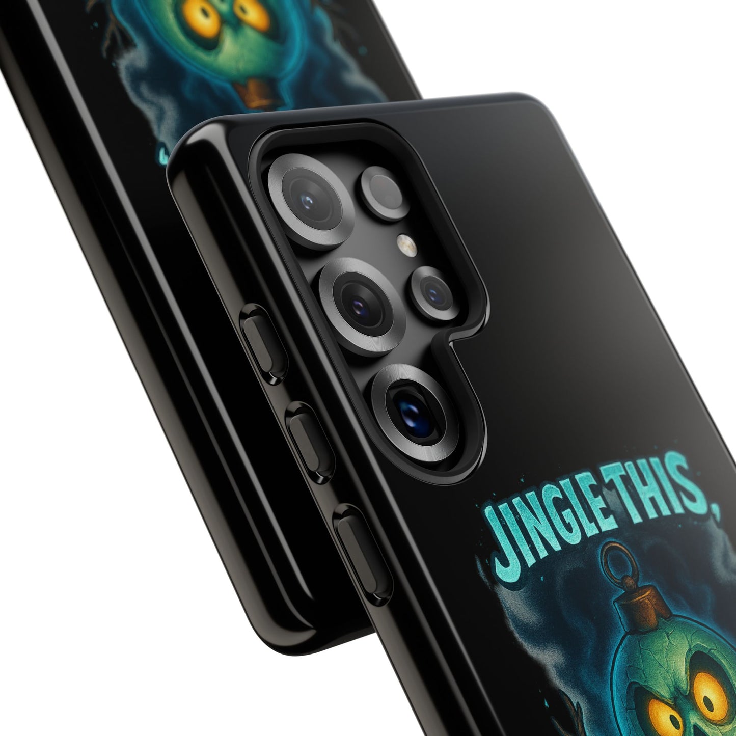 Phone Case - 'Jingle This, Santa' Spooky Holiday Protective Case