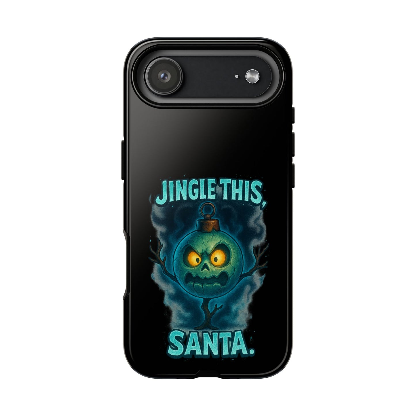 Phone Case - 'Jingle This, Santa' Spooky Holiday Protective Case