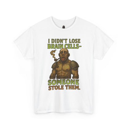 I Didn’t Lose Brain Cells Someone Stole Them T-Shirt | Funny Viking Design