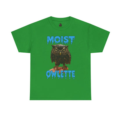 Moist Owlette T-Shirt | Cute Grumpy Owl Graphic