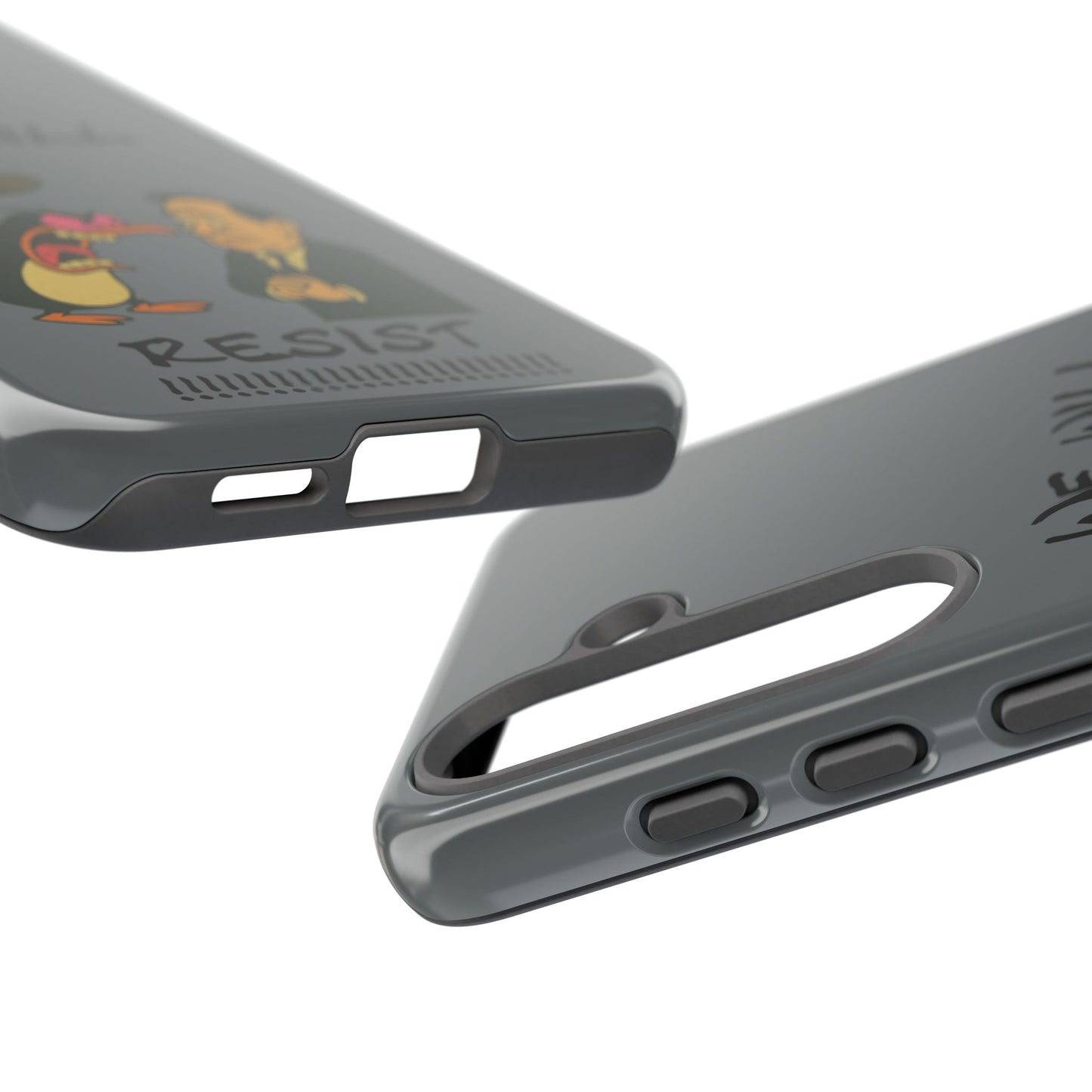 Phone Case - "We Will Resist" Cartoon Protest Design