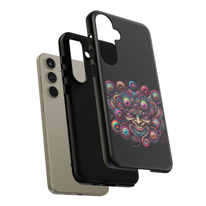 Psychedelic Smiling Eye Cluster Phone Case