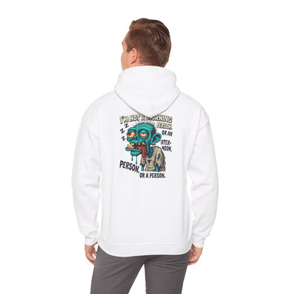 Not a Morning Person Hoodie – Zombie Edition