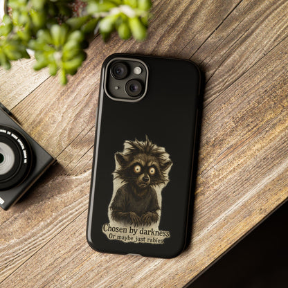 Phone Case — "Chosen by Darkness (Or Maybe Just Rabies)" Cute Creepy Lemur Design