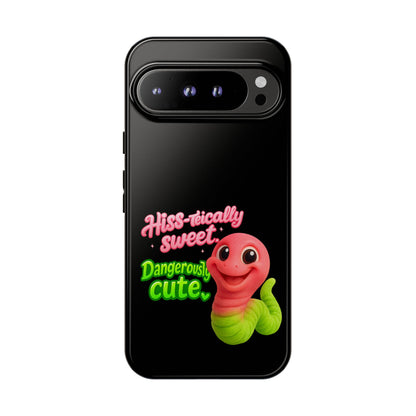 Phone Case — "Hiss-tically Sweet, Dangerously Cute" Worm Design
