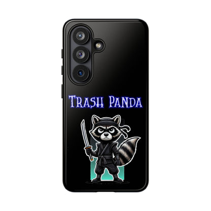 Trash Panda Ninja Phone Case — Cute Raccoon Warrior Protective Case
