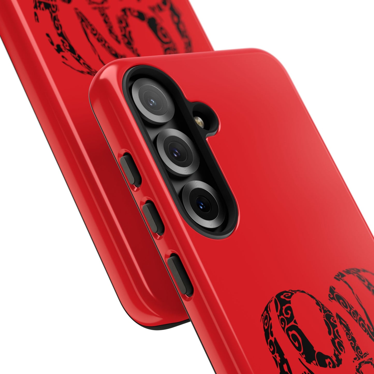 Red 'Love Justice' Heart Phone Case — Protective iPhone Cover, Valentine’s Gift