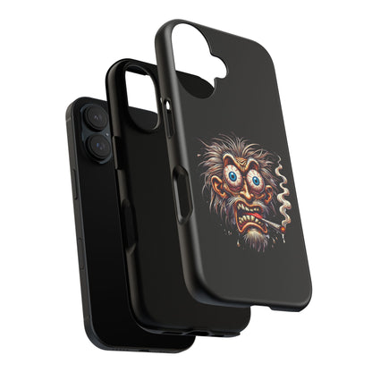 Phone Case — Wild Cartoon Monster Smoking Design