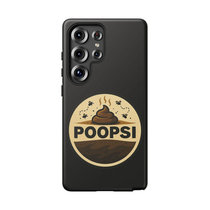 Phone Case — 'POOPSI' Funny Poop Logo Protective Cover