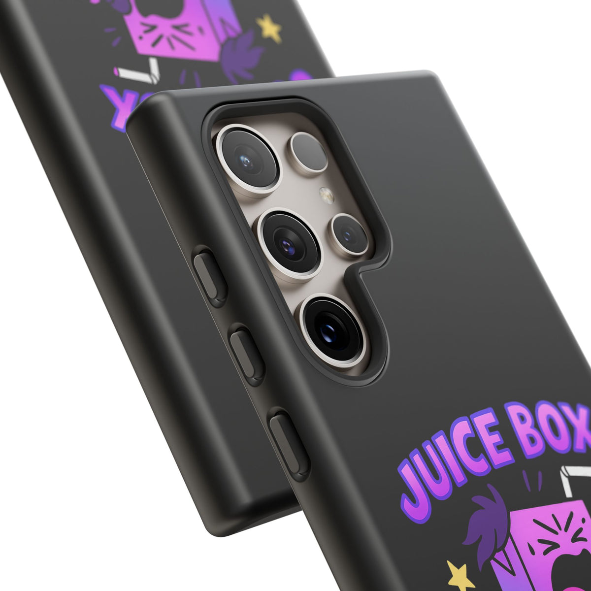 Phone Case — 'Juice Box Hero' Cute Cartoon Protective Cover