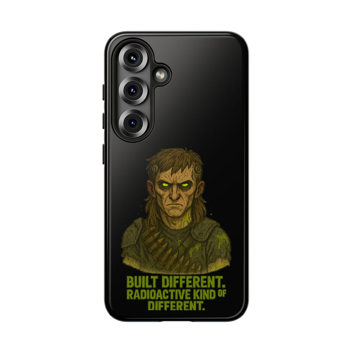 Phone Case — "Built Different, Radioactive Kind of Different" Mutant Design
