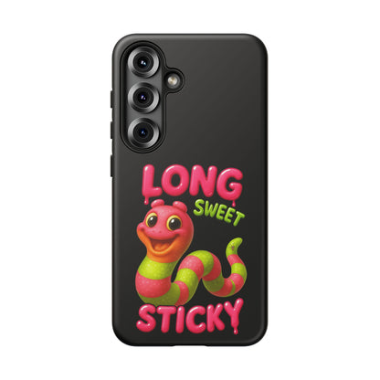 Phone Case — "Long Sweet Sticky" Cute Candy Snake Protective Case