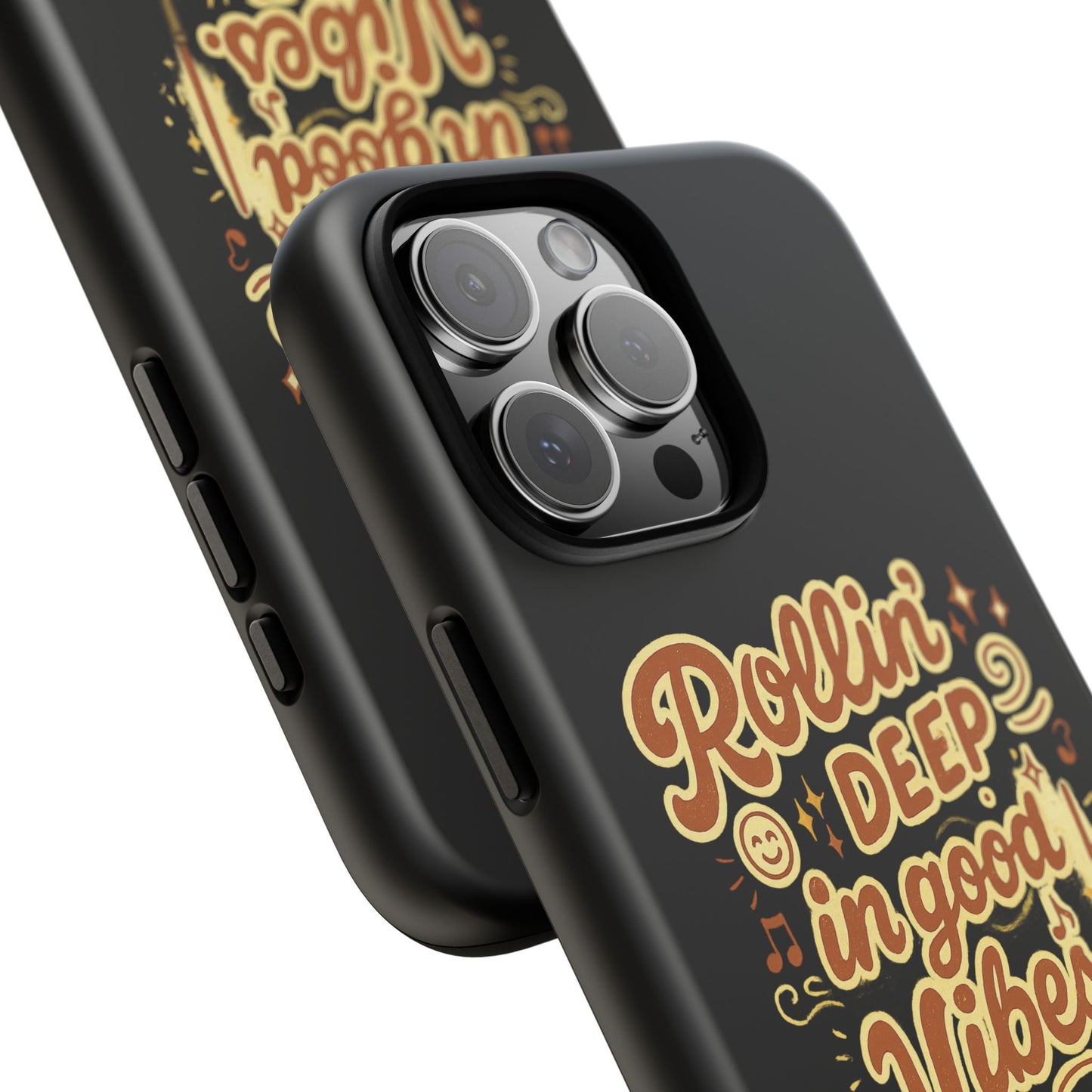 Phone Case — "Rollin' Deep in Good Vibes" Cartoon Retro Design