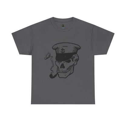 Dead Admiral Skull – Smoking Sailor Skeleton Tee