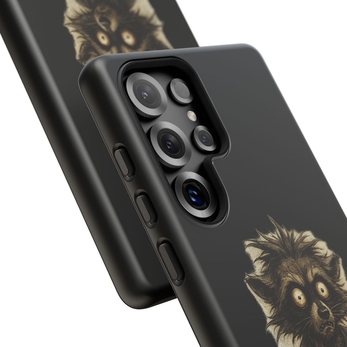 Phone Case — "Chosen by Darkness (Or Maybe Just Rabies)" Cute Creepy Lemur Design