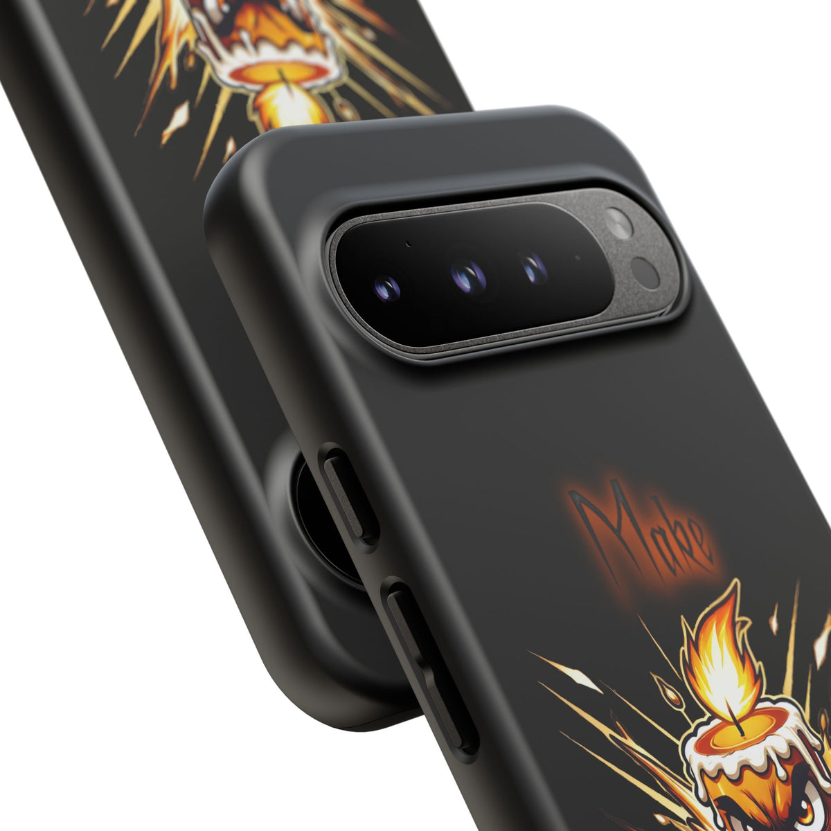 Tough Phone Case — "Make My Fire" Angry Candle Protective Cover