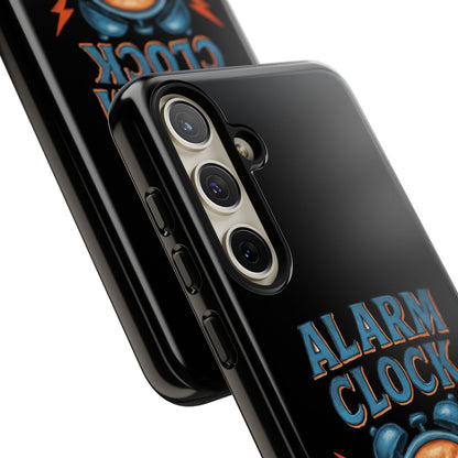 Phone Case — "Alarm Clock" Retro Screaming Clock Protective Cover