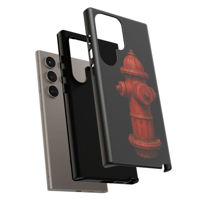 Red Fire Hydrant Phone Case — Tough Protective iPhone Cover