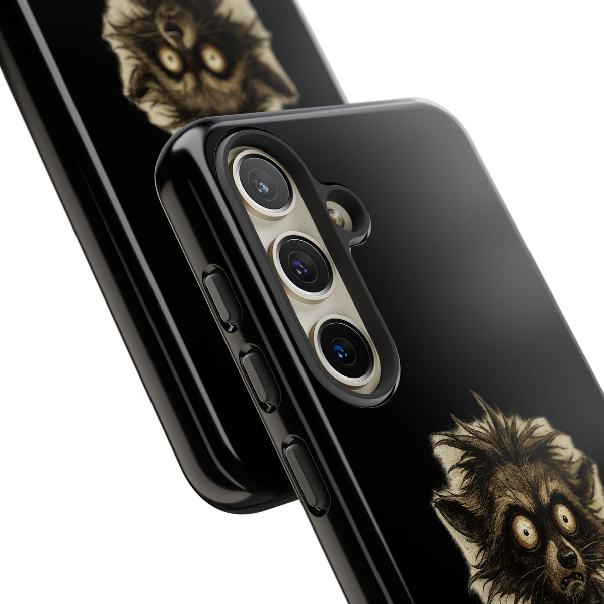 Phone Case — "Chosen by Darkness (Or Maybe Just Rabies)" Cute Creepy Lemur Design