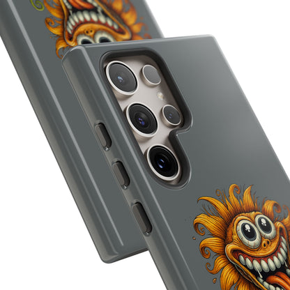 Funny Monster Sunflower Phone Case — "Photosynthesizing the Universe One Breakdown at a Time"