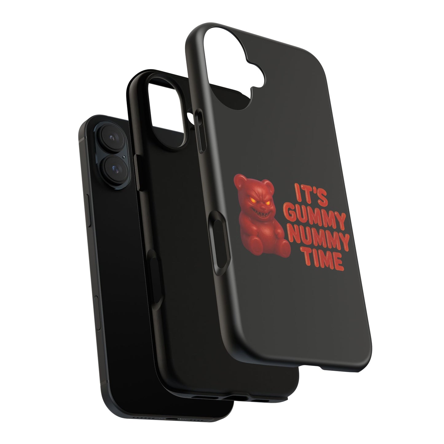 Phone Case — "It's Gummy Nummy Time" Red Gummy Bear Protective Case