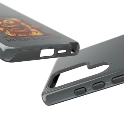 Phone Case — "Crispy Edges. Murder Center." Horror Toast Graphic