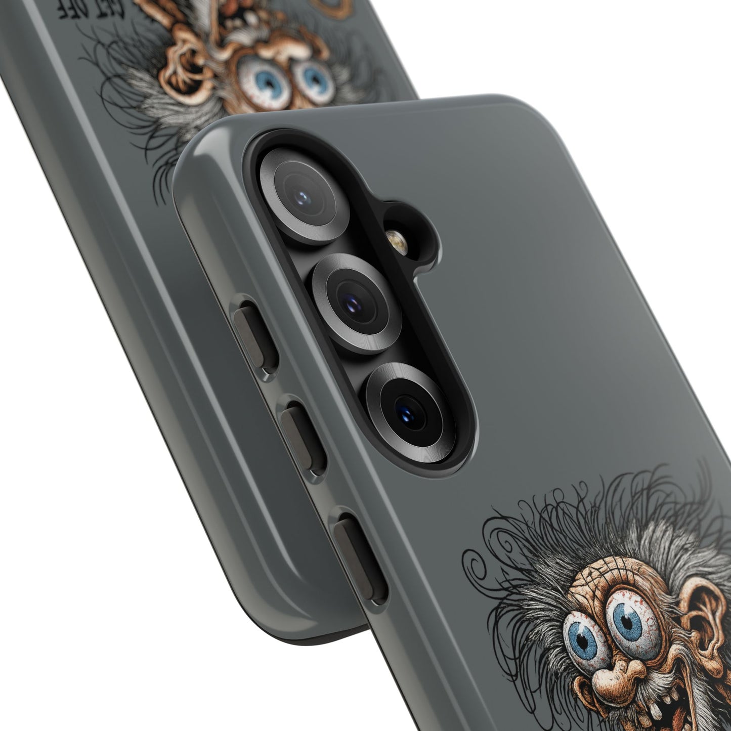 Phone Case — Funny Grumpy Troll Design: “Get Off My Lawn” Protective Cover