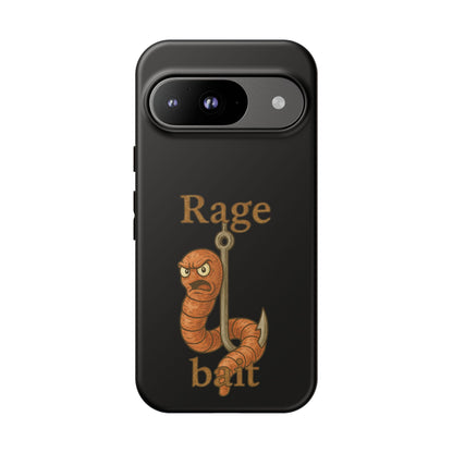 Phone Case — "Rage Bait" Angry Worm Fishing Design