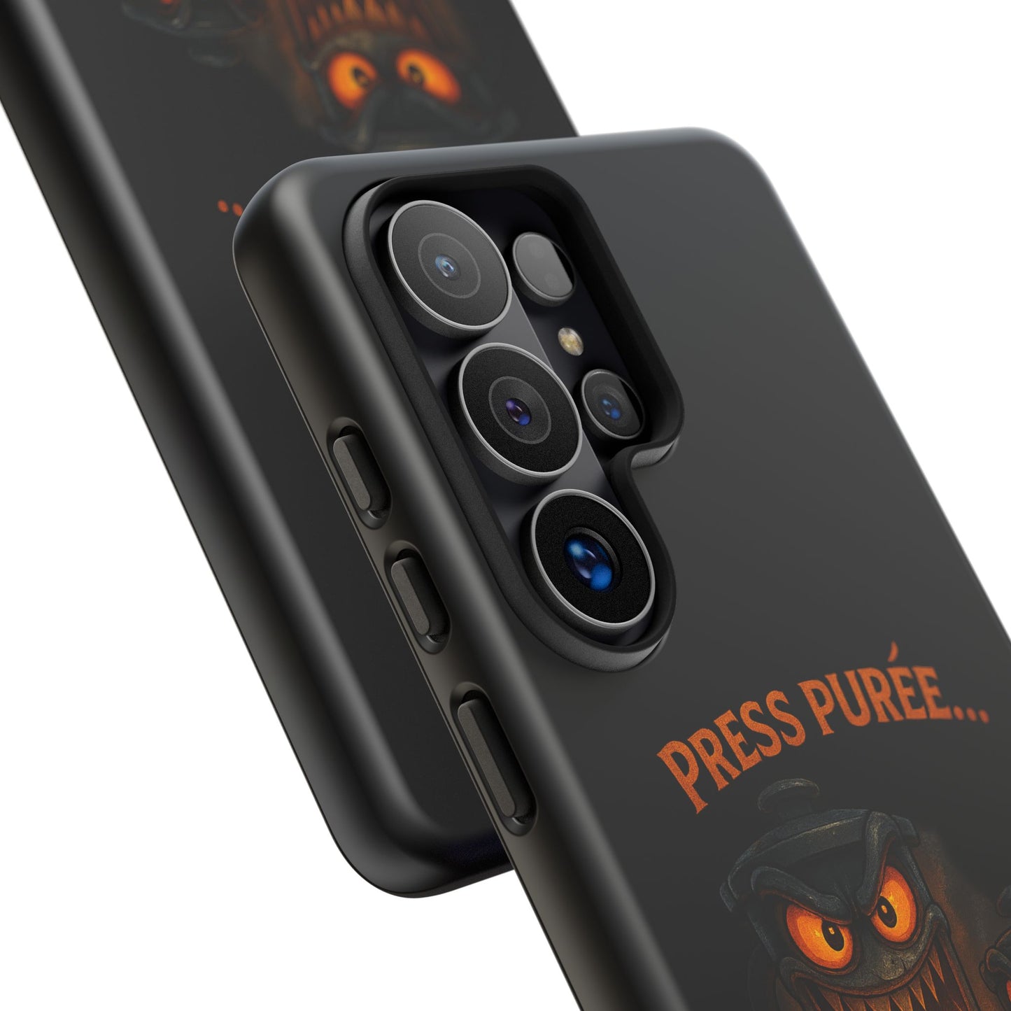 Phone Case - 'Press Purée...and Pray' Halloween Horror Protective Cover