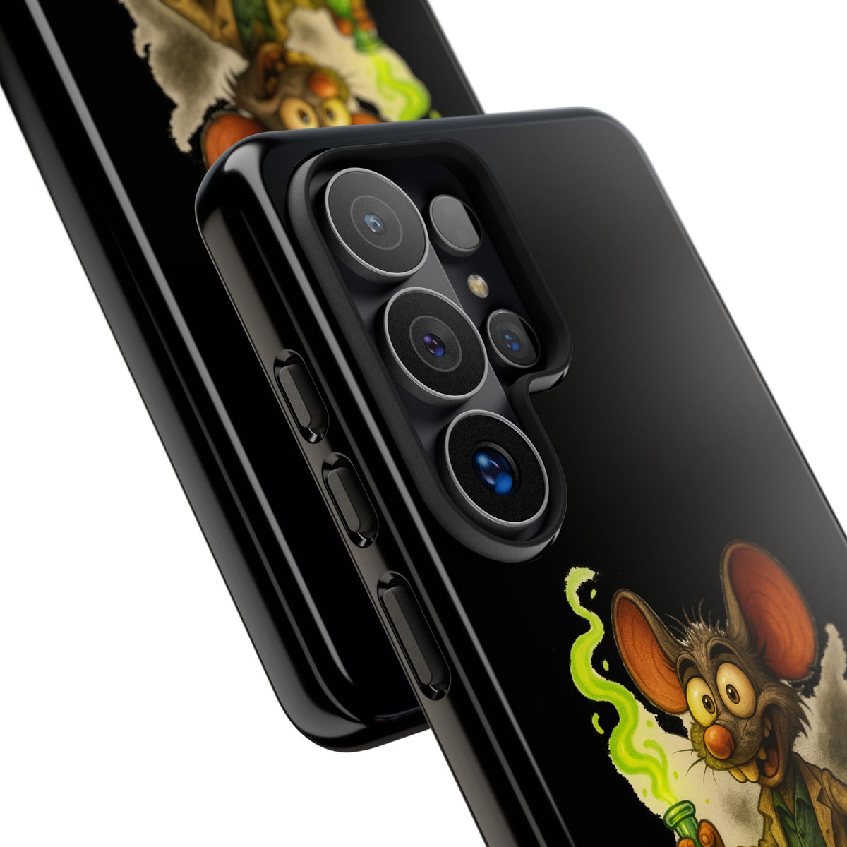 Phone Case — Funny Cartoon Rat "Oops That Wasn't Cheese" Protective Cover