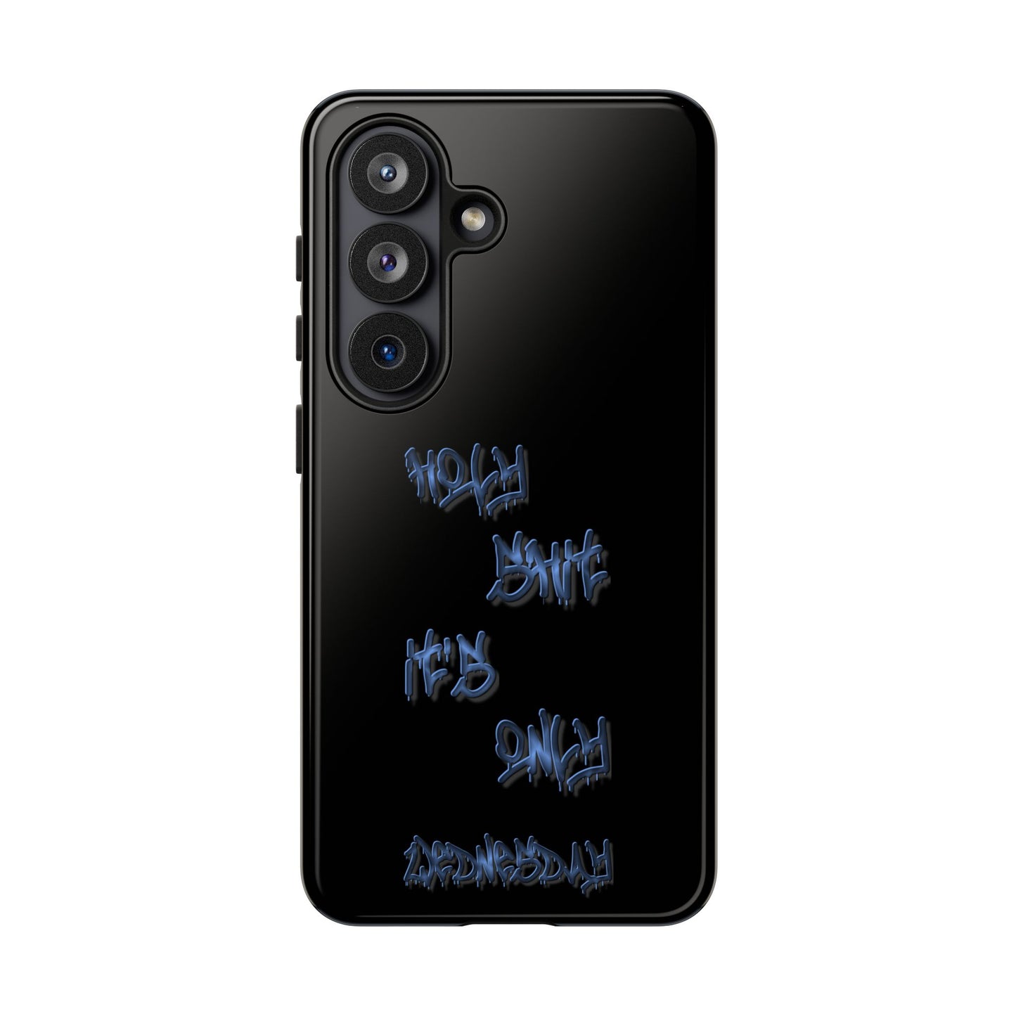 Phone Case — Blue Neon Graffiti "Tough Cases" Protective Cover