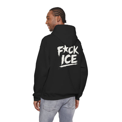Hoodie — “F*ck Ice” Bold Graphic Back Print Hoodie