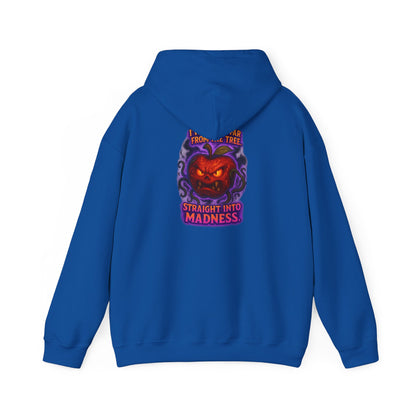 Pumpkin Demon Hoodie — "Straight Into Madness" Halloween Sweatshirt