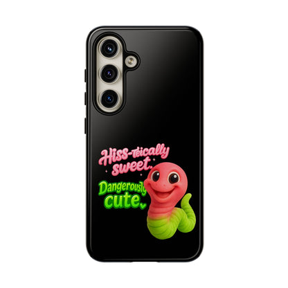 Phone Case — "Hiss-tically Sweet, Dangerously Cute" Worm Design