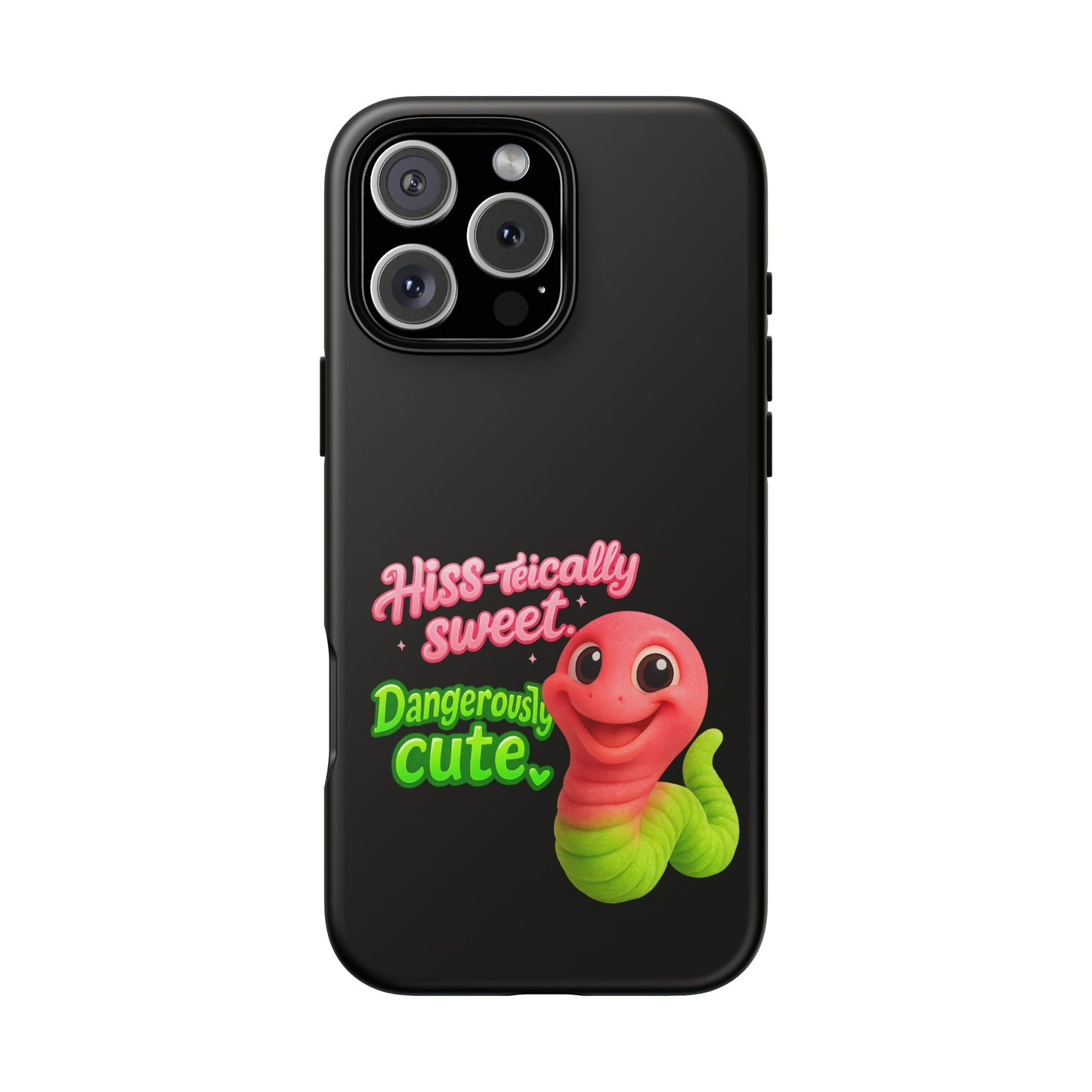 Phone Case — "Hiss-tically Sweet, Dangerously Cute" Worm Design