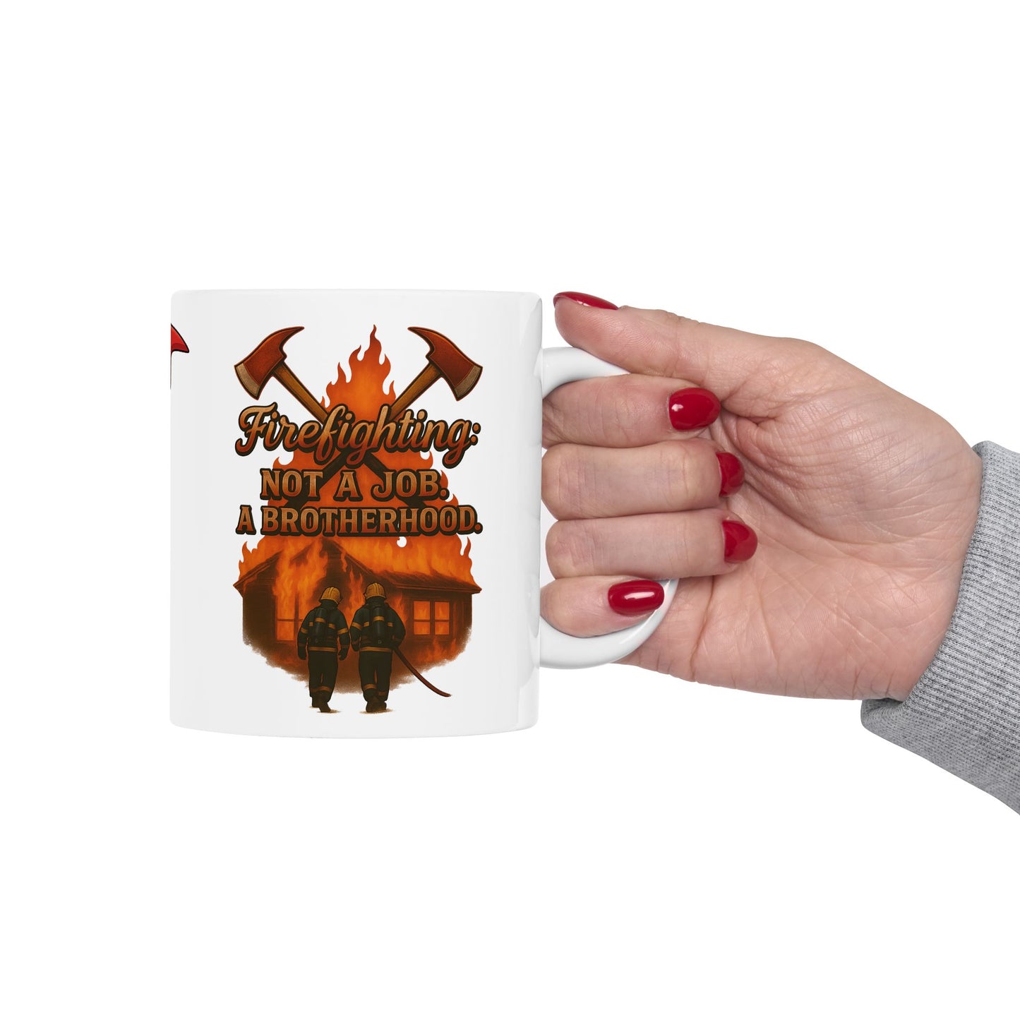 Not a Job, a Brotherhood – Firefighter Unity Mug
