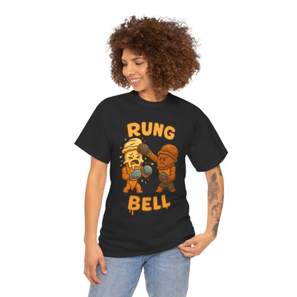Rung Bell boxing donut tee | Funny food fight shirt