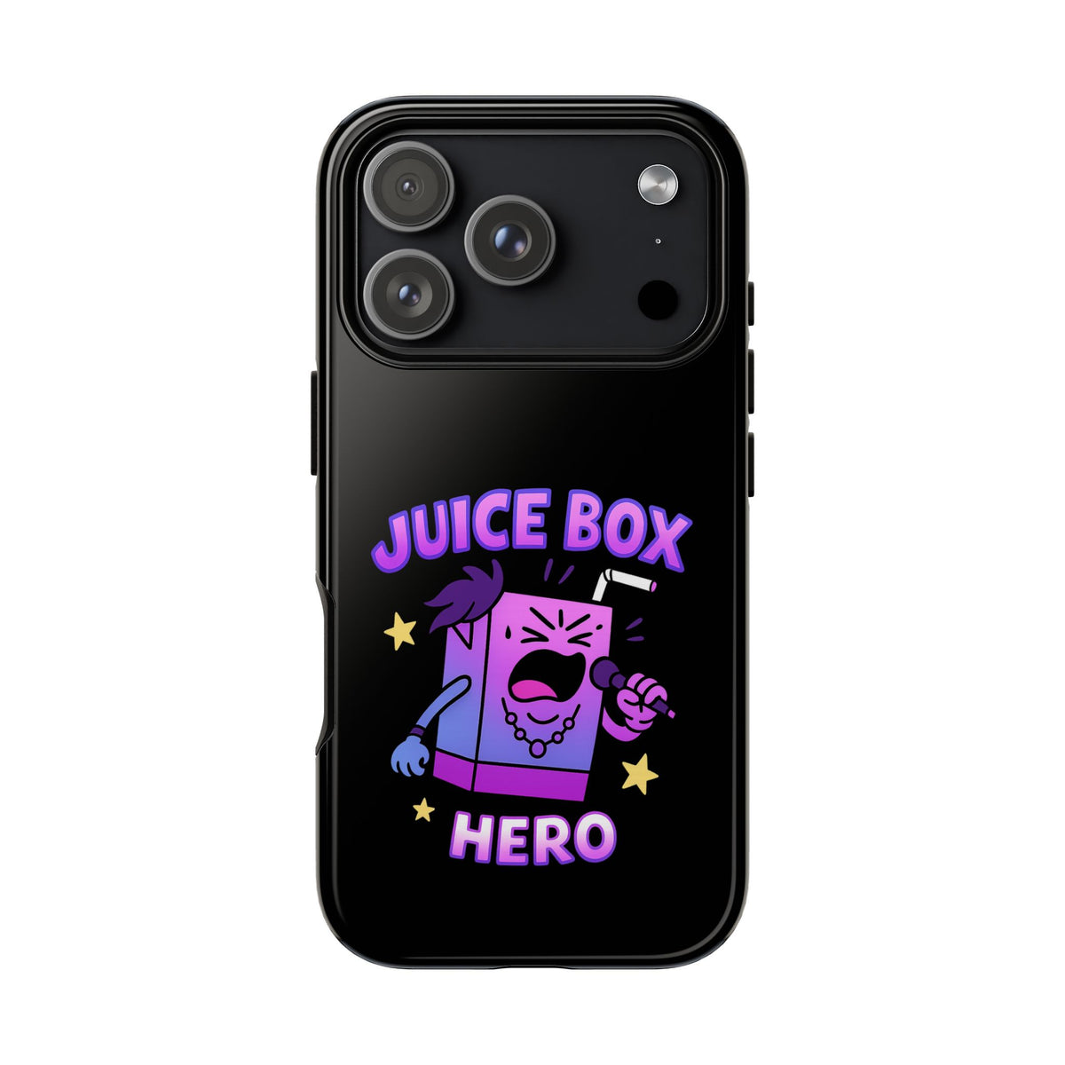 Phone Case — 'Juice Box Hero' Cute Cartoon Protective Cover