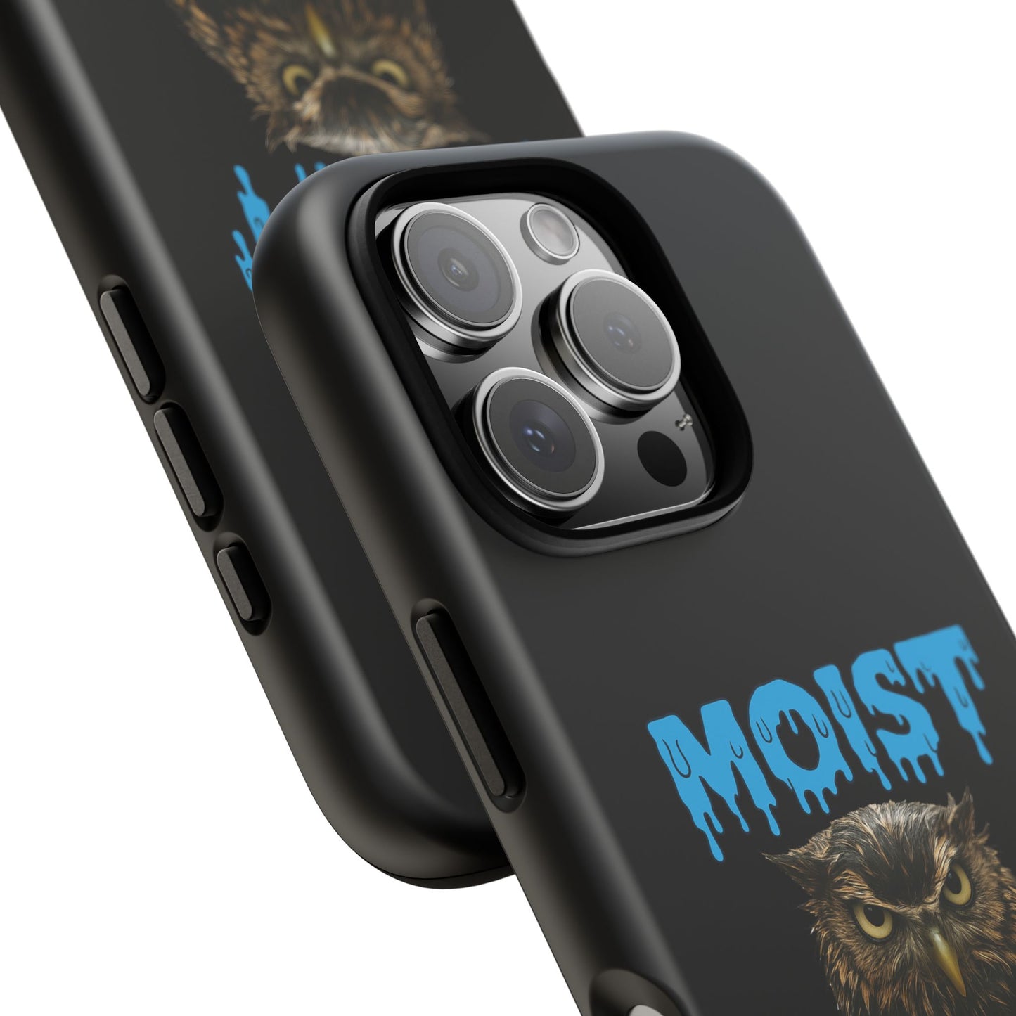Moist Owlette Phone Case — Funny Owl Graphic Protective Case