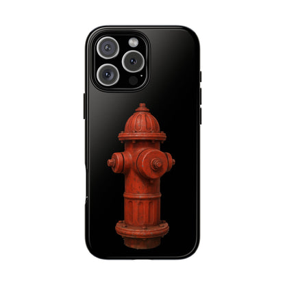 Red Fire Hydrant Phone Case — Tough Protective iPhone Cover